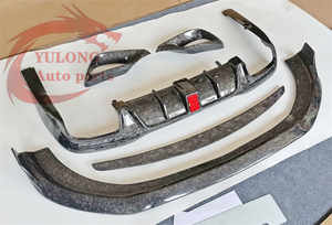 <span class=keywords><strong>Style</strong></span> B forgé en fibre de carbone lèvre avant pare-chocs avant évent diffuseur arrière aileron arrière pour mercedes-benz classe S W222 2018-2019 - Product Image 2