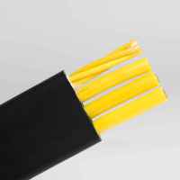 Lskabel LSTKABEL flaches geschütztes Aufzugskabel Reisen Cat6 für CCTV Kamera Kran Reisetable