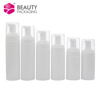 Bouteille de savon liquide moussant blanc transparent 30ml 50ml 60ml 100ml 150ml 250ml, flacon pompe à mousse en plastique PET pour lavage des mains