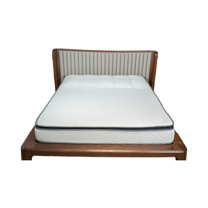 Eurotop Sang Trọng Chỉnh Hình 33Cm Túi Mùa Xuân Nệm Cao Su Tự Nhiên Bộ Nhớ Mềm Bọt Có Thể Tháo Rời Làm Mát Bìa Cho Khách Sạn Phòng Ngủ - Product Image 2