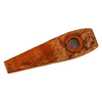 Kazoo Flute Maple Wood Flute Musical Wind Instrument with Diaphragm for Playing Performance
