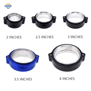 2 2.5 3 3.5 4 Inch Universal Aluminum <strong>Quick</strong> <strong>Release</strong> HD V-Band <strong>Clamp</strong> for Throttle Body Intercooler Turbo Pipe - Product Image 2