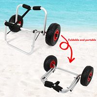 Chariot de manutention industriel OEM à plateforme pour moto, vélo, courses - Chariot double autopropulsé pour vélo