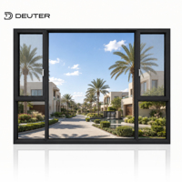 Ventanas Abatibles y Oscilobatientes de Aluminio de 2.0mm Resistentes al Calor, con Rotura de Puente Térmico, Triple Sellado EPDM, Triple Acristalamiento Low-E, Ahorro Energético para Villas