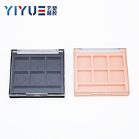 YIYUE Palette d'ombres à paupières vides Palette de contour de maquillage en plastique Boîtes d'ombres à paupières Blush Emballage avec fente pour brosse