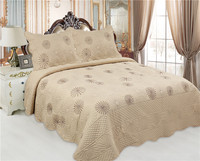 Ensemble de couvre-lit BORYARD, broderie, microfibre, literie, couvre-lits en polyester