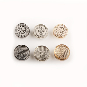 Nhà Máy Cung Cấp Trực Tiếp Tùy Chỉnh Quần Áo Áo Hình Chữ Nhật Chân Nút Chất Lượng Cao Hợp Kim Kim Loại Chân Nút Bán Buôn Tùy Biến - Product Image 1