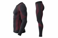 Ensemble de sous-vêtements sans couture personnalisés pour homme, haut à manches longues et leggings, vêtements de sport d'extérieur pour le ski et le cyclisme
