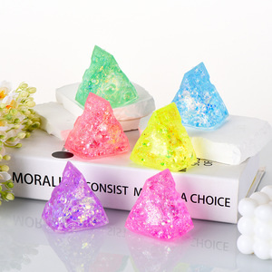Jouet sensoriel anti-stress en TPR en forme de fromage, à prix d'usine, pour enfants et adultes, pour soulager l'anxiété - Product Image 1