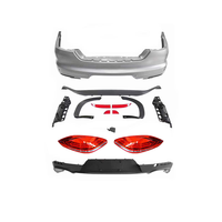 Untuk Panamera 970.1 2009-2013 Upgrade Body Kit Bumper Belakang Gaya 970.2 dengan Diffuser Bibir Belakang Terintegrasi