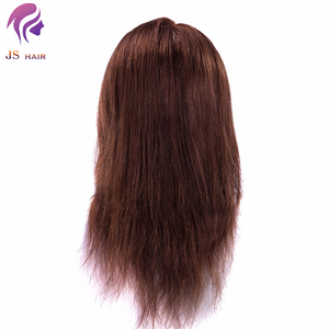 Cabeza <span class=keywords><strong>de</strong></span> Maniquí <span class=keywords><strong>de</strong></span> Cabello Humano 100% Natural para Peluquería, Cabeza <span class=keywords><strong>de</strong></span> Práctica <span class=keywords><strong>de</strong></span> Cabello Real para Entrenamiento - Product Image 3