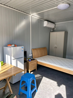 Maison mobile modulaire préfabriquée, conteneur détachable pour l'hébergement des travailleurs