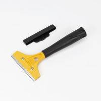 Grattoir à manche entièrement en plastique, couteau de nettoyage, petite pelle, grattoir pour enlever la colle de sol et de verre, lame, outil de jointoiement, nettoyage