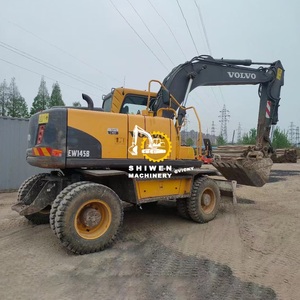 Excavadora de ruedas <span class=keywords><strong>Volvo</strong></span> usada ew145b ew140 <span class=keywords><strong>ew130</strong></span> ew205d excavadora de ruedas <span class=keywords><strong>Volvo</strong></span> 170 pintura original buen rendimiento - Product Image 2
