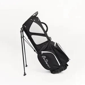 Новинка, 2024 на заказ, Ультралегкая Сумка-подставка для гольфа, прочная 5-сторонняя сумка с двумя ремешками и карманами на молнии, сумка для гольфа унисекс