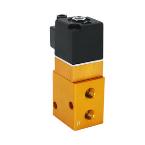 Harici <span class=keywords><strong>Pilot</strong></span> tipi R23JD-15G kalıpta şişirme makinesi Solenoid valf 3/2 yol 1/2 "24Bar yüksek basınç valfi solenoidi - Product Image 2