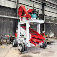 Broyeur à mâchoires avec une machine de criblage portable exportée au Kenya, capacité de traitement de 2 à 4 tonnes par heure
