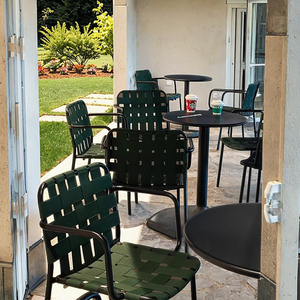 Conjunto de Mesa y Sillas de <span class=keywords><strong>Bambú</strong></span> para Exteriores, Resistente al Agua y a los Rayos UV, para Patio, <span class=keywords><strong>Terraza</strong></span>, Jardín o Cafetería - Product Image 1