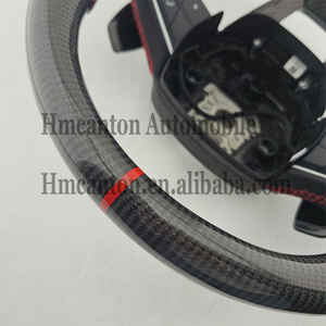 Nuevo Producto, Volante de Cuero y Fibra de Carbono para Modelos Audi A3 A4 A4L A5 A7L A8 5 7 B9 A6 R8 - Product Image 6