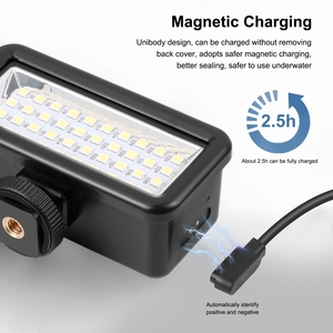 Luz de relleno LED portátil de doble color 40, iluminación fotográfica impermeable para buceo, cámara, vídeo, estudio fotográfico - Product Image 4