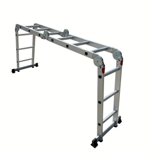 Escalera de Aluminio Multiusos Plegable de 4x4 Peldaños de Alta Resistencia - Product Image 3