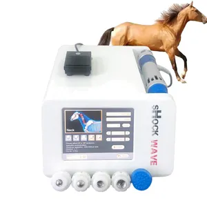 Máquina de terapia de ondas de choque electromagnéticas/extracorpóreas, usada por veterinario