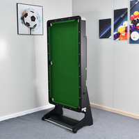 Mesa de Billar Plegable de 1.6m, Doble Uso para Adultos, Niños y Familias, Mesa de Billar Interactiva, Ahorra Espacio, Mesa de Juego de Snooker Plegable