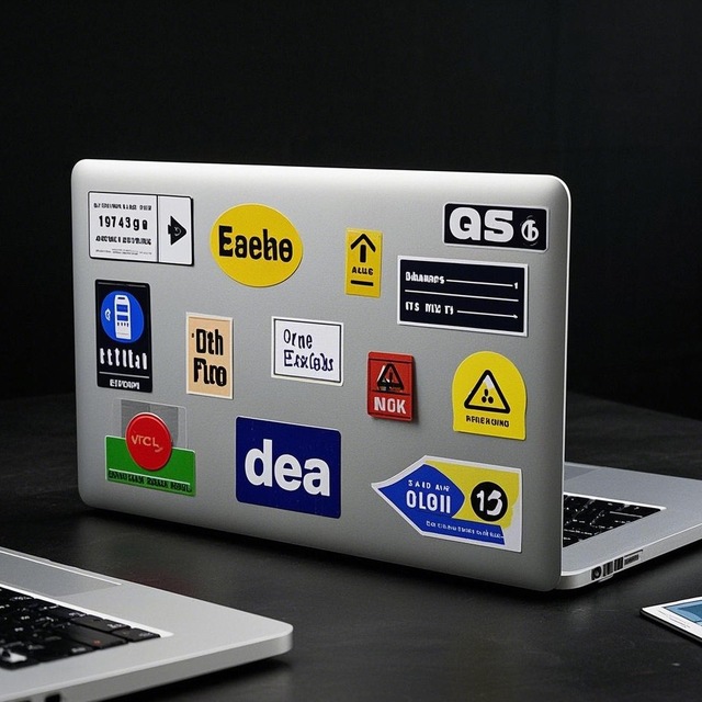 Factory Price Self Adhesive Digital Printing Laptop Stickers