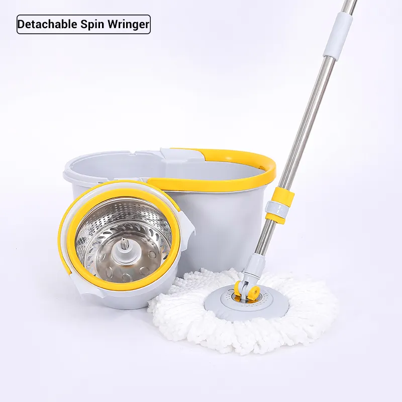 House cleaning tools 360 degree lazy mop bucket spin mop and bucket set manufacturer