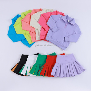 Conjunto Deportivo de 2 Piezas para Niñas, Conjunto de Yoga con Pantalones Acampanados y Chaqueta, Ropa Deportiva para Niños - Product Image 3