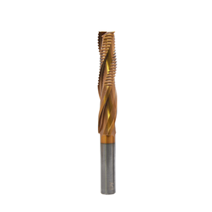 TCT End Mill for Wood Spiral Roughing Cutter With Groove Chip Removal - Product Image 3