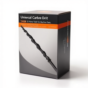 Foret universel en carbure TA1006 12xD avec revêtement Nano TiAlN pour machines-outils - Product Image 2