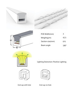 آلة بثق جديدة نحيف * 6 من السيليكون القابل للتشكيل من من من نوع السيلكون من نوع نيون مرن - Product Image 3