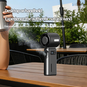 Ventilador de Bolsillo Portátil Recargable por USB, Mini Ventilador de Niebla Refrescante de Verano, Ventilador Eléctrico de Mano Pequeño para Escritorio - Product Image 6