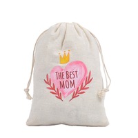 Sac de kit de récupération de la gueule de bois avec cordon de serrage en lin personnalisable WENLUO estampage à chaud cadeau de fête de poule en soie emballage textile personnalisé