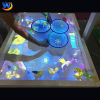 Mesa de Arena Mágica Interactiva para Juegos en Interiores, Equipo de Juego para Playa, Proyector de Arena para Interiores, Entretenimiento Infantil