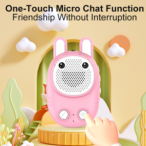 Meilleures ventes : Talkie-walkie étanche IP46 pour enfants, <span class=keywords><strong>interphone</strong></span> vocal <span class=keywords><strong>sans</strong></span> <span class=keywords><strong>fil</strong></span> 2,4 G, appel à une touche pour les rassemblements familiaux - Product Image 6