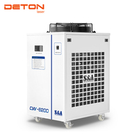 Refroidisseur d'eau industriel TEYU S&A CW-6200, prix d'usine, distributeur DETON, refroidisseur d'eau refroidi par air pour machine de découpe laser CO2