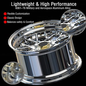 ZW Deep Lip Classic Style Luxury Silver 2-piece W222 21 20 18 22 19 pouces Forgé pour <span class=keywords><strong>Mercedes</strong></span> Jantes en alliage chromé personnalisées 5x112 - Product Image 3