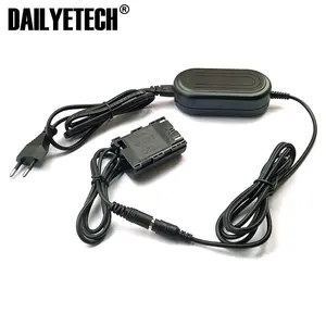 Mis à jour ACK-E6 Puissance Kit Adaptateur secteur pour Canon EOS 6D Mark II <span class=keywords><strong>6D2</strong></span> 7D 7D2 Mark II 60D 60Da 70D 5D2 5D3 <span class=keywords><strong>5D4</strong></span> 80D 90D Caméras - Product Image 1
