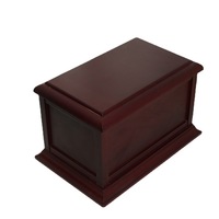 Boîtes d'anniversaire de style chinois, urnes en carton écologiques scellées, fournitures funéraires en bois