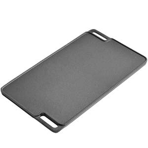 Двусторонняя чугунная сковорода-гриль 2-в-1 для индукционных и газовых плит - Product Image 2