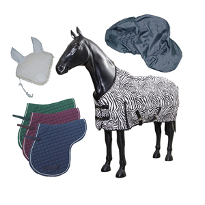 Couverture de cheval standard de haute qualité, à la mode, avec motif zèbre, en tissu 600D, personnalisable, avec support du fabricant - Product Image 2
