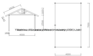 Fabricación Personalizada de Cobertizos de Madera de <span class=keywords><strong>Pino</strong></span> Ruso/SPF Marca OY, Caseta de Jardín, Pabellón para Barbacoa, Impermeable para Exteriores, Cualquier Tamaño, Resistente a Huracanes - Product Image 2