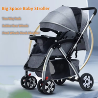 Poussette de sport 3-en-1 pour bébé, poussette double, landau réversible avec poignée, idéale pour jumeaux - Offre Spéciale