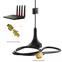 Antenne magnétique étanche 700-2700 MHz avec câble RG174, antenne omnidirectionnelle 433 MHz 3dBi, antenne GSM à montage magnétique
