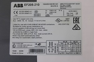EF205-210 Overload <b>Relay</b> for PLC - Product Image 4