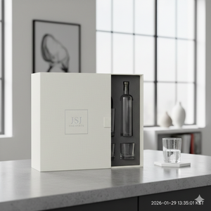 Boîte cadeau élégante en forme <span class=keywords><strong>de</strong></span> livre pour vin avec fermeture magnétique pour coffret <span class=keywords><strong>de</strong></span> whisky <span class=keywords><strong>de</strong></span> luxe, emballage rigide en <span class=keywords><strong>carton</strong></span> - Product Image 2
