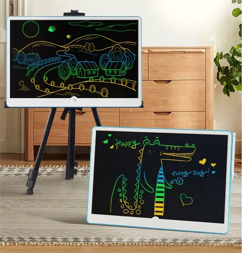 19 Inch Grote Lcd Schrijven Tablet Tekening Pad Draagbaar Uitwisbaar Digitaal Handschrift Bord Kinderen Tekening Speelgoed Lcd Schrijven Tablet