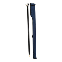 Enquête de haute qualité GNSS RTK aluminium fibre de carbone pôle prisme GPS pôle 2.2m GPS RTK pôle